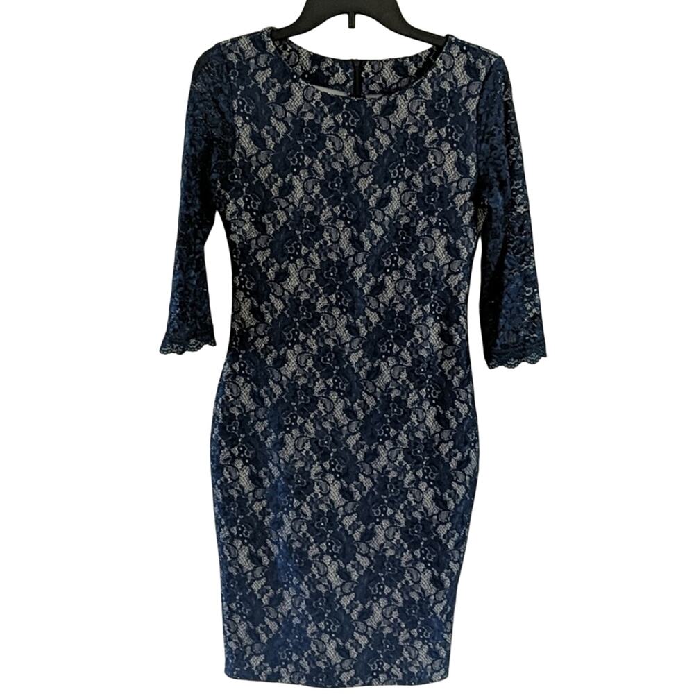 EUC Miusol Lace Overlay Dress